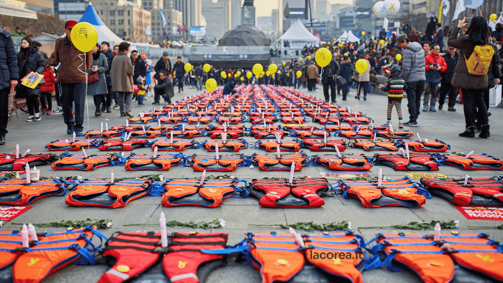 il naufragio del traghetto Sewol in Corea del Sud