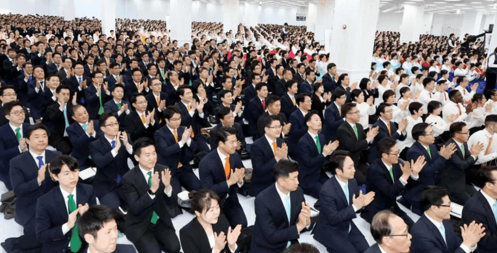 il culto della chiesa di Gesù di Shincheonji