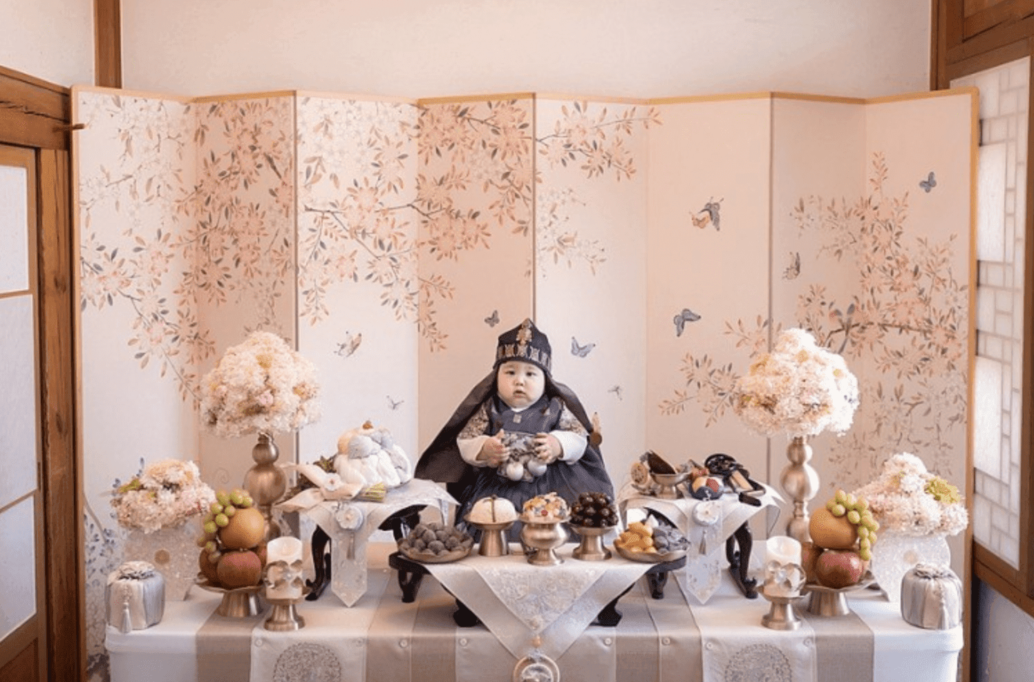 Il "dol" primo compleanno del bambino: una tradizione coreana