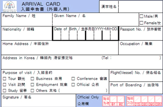 Quali documenti servono per andare in Corea del Sud?
